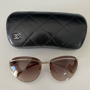 Chanel Gold Sunglasses